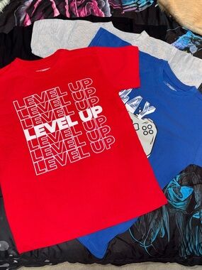 4 T-shirt’s Brooklyn Vertical, Gaming/Video Games, Youth L (16)  NEW
